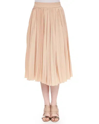 Alice + Olivia Amy Low-Rise Pleated Denim Mini Skirt | Thumbnail 8 Alice + Olivia Amy Low-Rise Pleated Denim Mini Skirt | Thumbnail 8