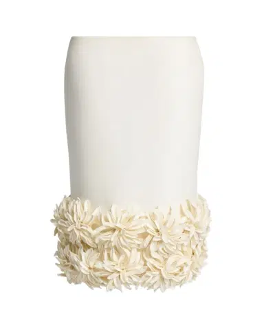 Balenciaga Pointy Flower Midi Pencil Skirt | Thumbnail 1