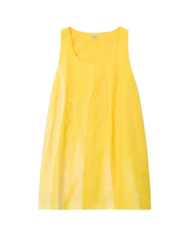 Loewe Gradient-Print Crinkled Cotton Mini Shift Dress | Thumbnail 1 Loewe Gradient-Print Crinkled Cotton Mini Shift Dress | Thumbnail 1