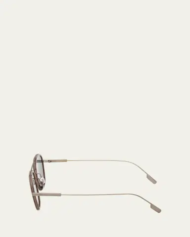 Zegna Orizzonte I Titanium Aviator Sunglasses | Thumbnail 3 Zegna Orizzonte I Titanium Aviator Sunglasses | Thumbnail 3