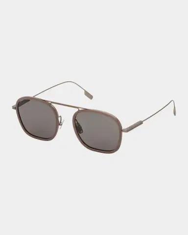 Zegna Orizzonte I Titanium Aviator Sunglasses | Thumbnail 4 Zegna Orizzonte I Titanium Aviator Sunglasses | Thumbnail 4