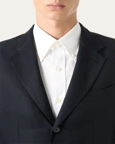Loro Piana Men's Torino Linen and Silk Blazer | Thumbnail 5