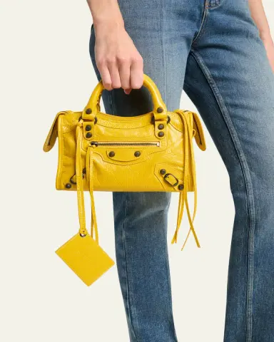 Balenciaga Le City Mini Leather Top-Handle Bag | Thumbnail 2 Balenciaga Le City Mini Leather Top-Handle Bag | Thumbnail 2