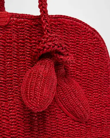 Jacquemus Le Turismo Raffia Top-Handle Bowler Bag | Thumbnail 10