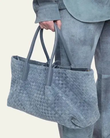 Bottega Veneta Pinacoteca Reversible Suede Shoulder Bag | Thumbnail 2 Bottega Veneta Pinacoteca Reversible Suede Shoulder Bag | Thumbnail 2