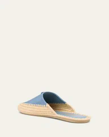 Prada Triangle Logo Suede Espadrille Mules | Thumbnail 2 Prada Triangle Logo Suede Espadrille Mules | Thumbnail 2