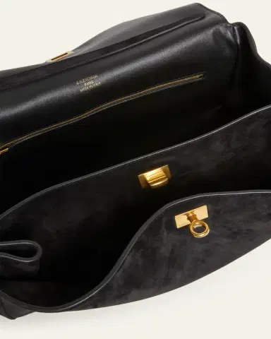 Balenciaga Rodeo Medium Suede Shoulder Bag | Thumbnail 4