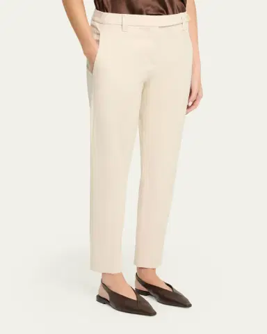 Brunello Cucinelli Slim-Leg Cotton Pants | Thumbnail 4 Brunello Cucinelli Slim-Leg Cotton Pants | Thumbnail 4