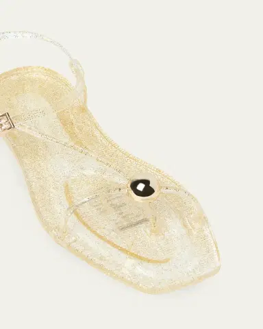 Loeffler Randall Dana Strappy Glitter Jelly Sandals | Thumbnail 3