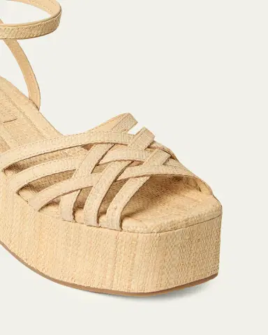 Loeffler Randall 80mm Channing Raffia Platform Sandals | Thumbnail 3 Loeffler Randall 80mm Channing Raffia Platform Sandals | Thumbnail 3