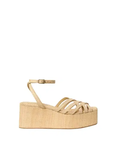 Loeffler Randall 80mm Channing Raffia Platform Sandals | Thumbnail 1 Loeffler Randall 80mm Channing Raffia Platform Sandals | Thumbnail 1