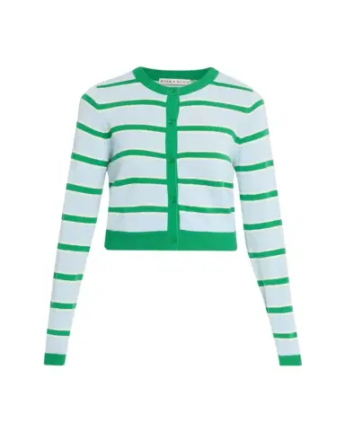 ALICE + OLIVIA Dollie Striped Cashmere Cardigan | Thumbnail 1 ALICE + OLIVIA Dollie Striped Cashmere Cardigan | Thumbnail 1