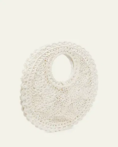 Jacquemus Le Petite Crochet Raffia Lace Top-Handle Bag | Thumbnail 3 Jacquemus Le Petite Crochet Raffia Lace Top-Handle Bag | Thumbnail 3