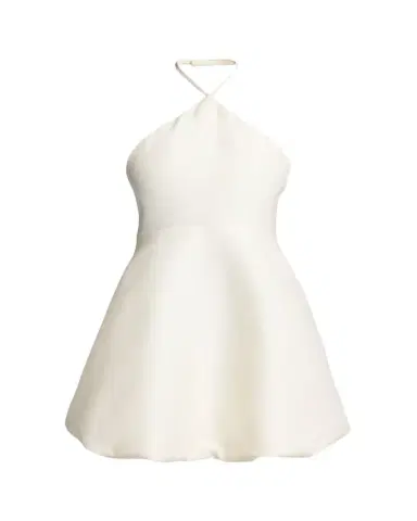 Balenciaga Sleeveless Silk-Wool Crepe Balloon Mini Halter Dress | Thumbnail 1 Balenciaga Sleeveless Silk-Wool Crepe Balloon Mini Halter Dress | Thumbnail 1