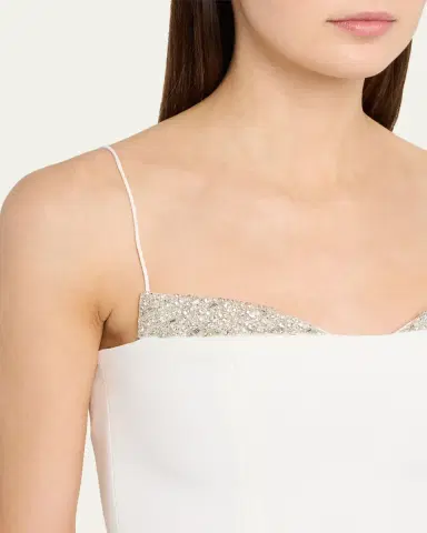 ALICE + OLIVIA Hallie Embellished Peekaboo Top | Thumbnail 5