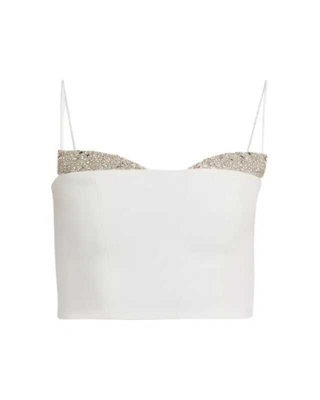Hallie Embellished Peekaboo Top