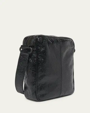 Balenciaga Men's Le City Leather Crossbody Bag | Thumbnail 3 Balenciaga Men's Le City Leather Crossbody Bag | Thumbnail 3