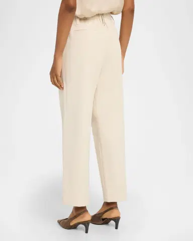 Brunello Cucinelli Pleated Twill Wide-Leg Pull-On Pants | Thumbnail 7 Brunello Cucinelli Pleated Twill Wide-Leg Pull-On Pants | Thumbnail 7