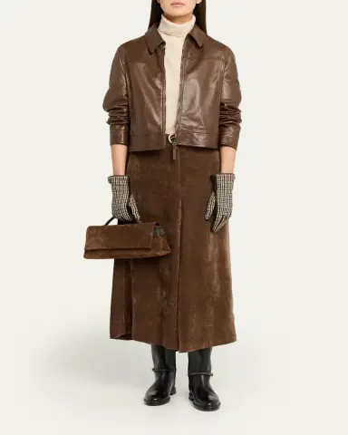 Brunello Cucinelli Shimmering Cashmere English Rib Turtleneck Sweater | Thumbnail 2 Brunello Cucinelli Shimmering Cashmere English Rib Turtleneck Sweater | Thumbnail 2