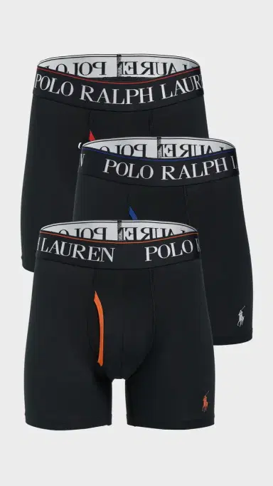 Polo Ralph Lauren Underwear 4D Flex Microfiber Boxer Briefs 3 Pack Polo Black S | Thumbnail 2 Polo Ralph Lauren Underwear 4D Flex Microfiber Boxer Briefs 3 Pack Polo Black S | Thumbnail 2