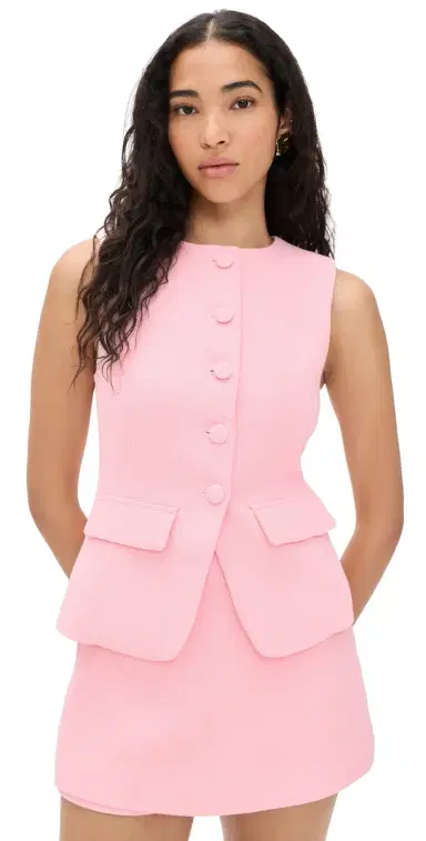endless rose Vest Skort Romper Pink | Thumbnail 1