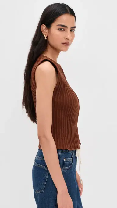 Free People Tilly Vest Honey Bronze L | Thumbnail 4 Free People Tilly Vest Honey Bronze L | Thumbnail 4