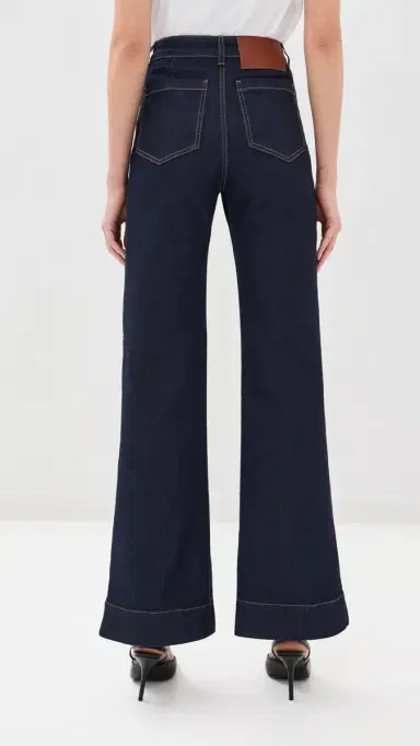 Victoria Beckham Alina Stretch Jeans Indigo Rinse | Thumbnail 3