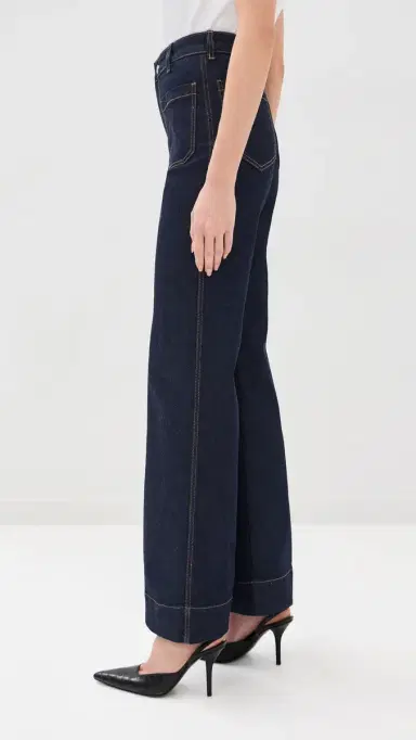 Victoria Beckham Alina Stretch Jeans Indigo Rinse | Thumbnail 4
