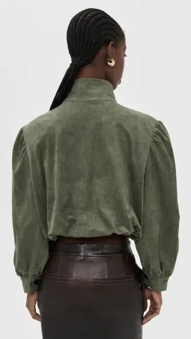 Lioness Luminous Faux Suede Jacket Safari | Thumbnail 3