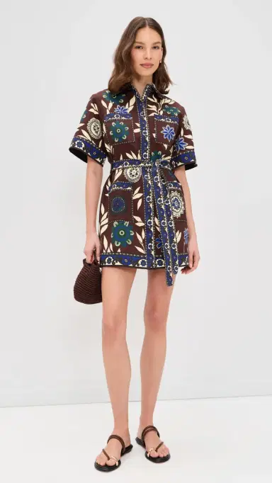 ALÉMAIS Jasper Mini Dress Chocolate | Thumbnail 5 ALÉMAIS Jasper Mini Dress Chocolate | Thumbnail 5