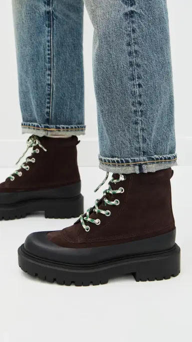 Loeffler Randall Lace Up Weather Boots Tmoro | Thumbnail 3