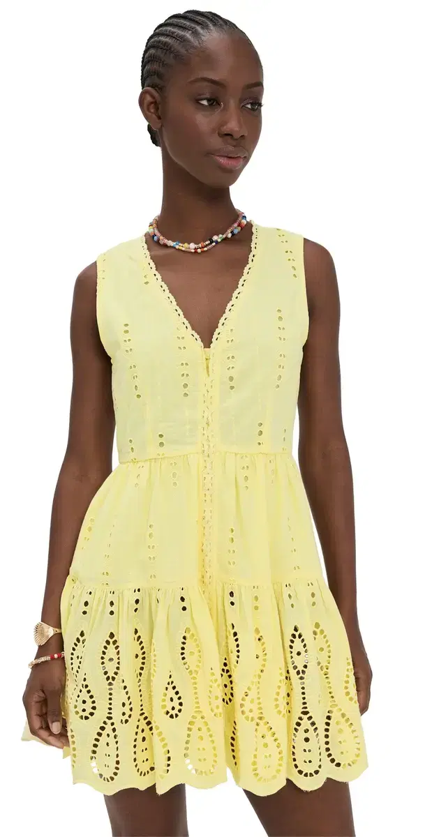 Mini Dress Butter Yellow