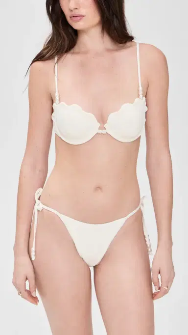 LSPACE ucia Bitsy Bikini Bottoms Cream | Thumbnail 4