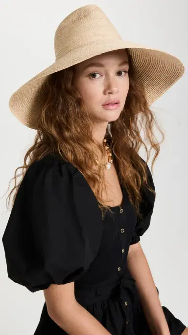 JANESSA LEONE Tinsley Straw Hat Natural | Thumbnail 4