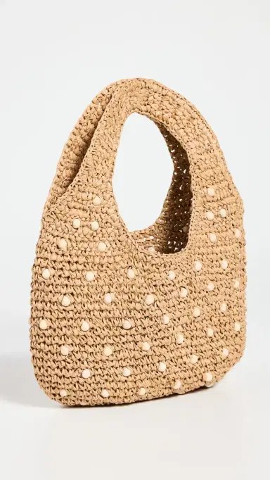 Madewell Micro Straw Beaded Bag Natural One Size | Thumbnail 4
