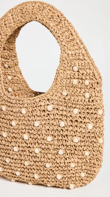 Madewell Micro Straw Beaded Bag Natural One Size | Thumbnail 5
