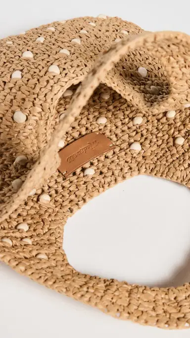 Madewell Micro Straw Beaded Bag Natural One Size | Thumbnail 6