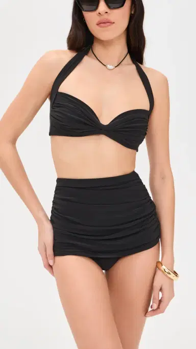 Norma Kamali Bill Bra Bikini Top Black M | Thumbnail 5 Norma Kamali Bill Bra Bikini Top Black M | Thumbnail 5