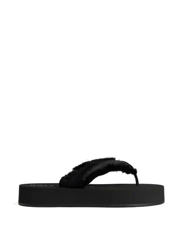 Jet Lag Satin Thong Sandals