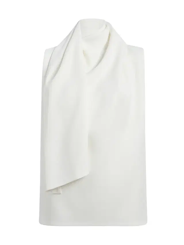 Khaite Loe Satin Scarf Top
