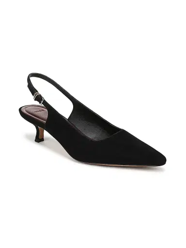 Vince Women's Sabra 45MM Suede Slingback Pumps - Black - Size 11 | Thumbnail 2 Vince Women's Sabra 45MM Suede Slingback Pumps - Black - Size 11 | Thumbnail 2