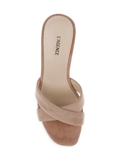 L'Agence Women's Rosaline 95MM Suede Espadrille Sandals | Thumbnail 4 L'Agence Women's Rosaline 95MM Suede Espadrille Sandals | Thumbnail 4
