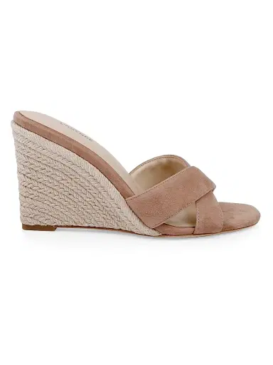 L'Agence Women's Rosaline 95MM Suede Espadrille Sandals | Thumbnail 1 L'Agence Women's Rosaline 95MM Suede Espadrille Sandals | Thumbnail 1