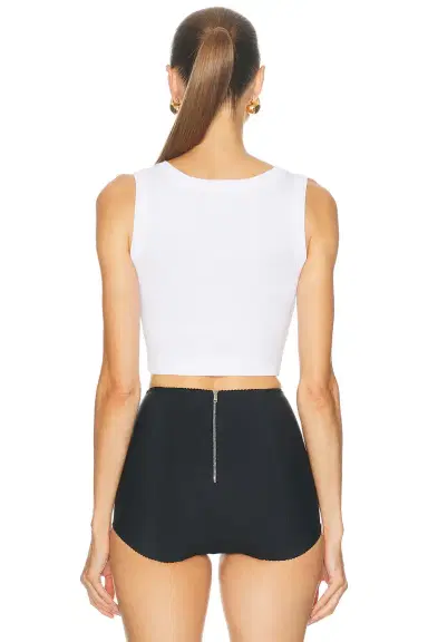Dolce & Gabbana Cropped Tank Top | Thumbnail 3 Dolce & Gabbana Cropped Tank Top | Thumbnail 3