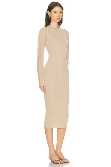 Acne Studios Kred Thin Rib Dress | Thumbnail 2