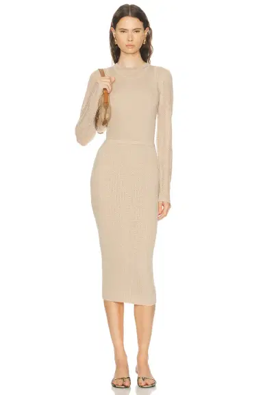 Acne Studios Kred Thin Rib Dress | Thumbnail 1