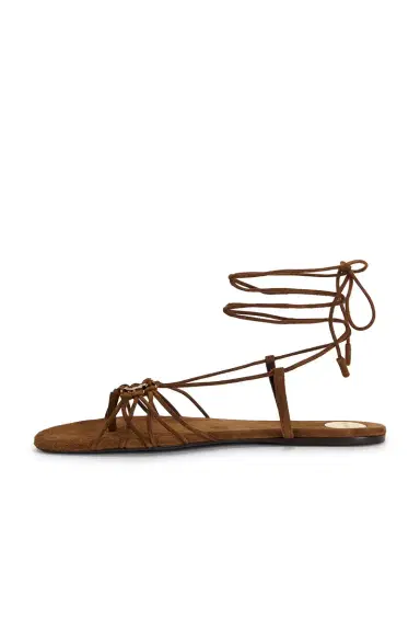 Saint Laurent Babylone Flat Sandal | Thumbnail 5 Saint Laurent Babylone Flat Sandal | Thumbnail 5