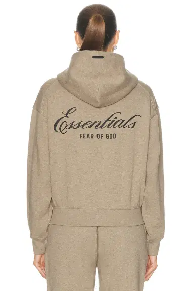 Fear of God Essentials Classic Full Zip Fleece Hoodie | Thumbnail 4