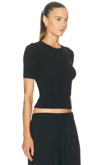 Fear of God Essentials Signature Rib Knit Fitted Short Sleeve Rib Tee | Thumbnail 2
