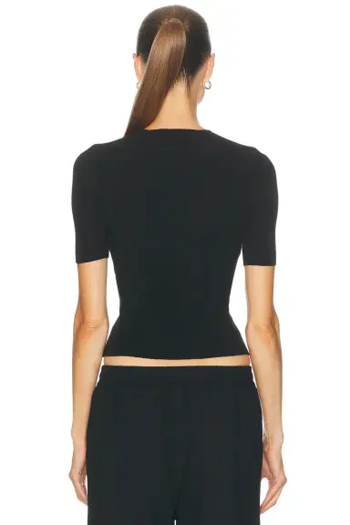 Fear of God Essentials Signature Rib Knit Fitted Short Sleeve Rib Tee | Thumbnail 3